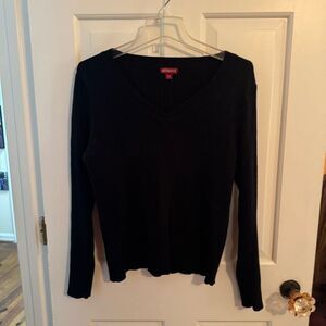 Merona Black pullover sweater , Size XXL, long sleeves